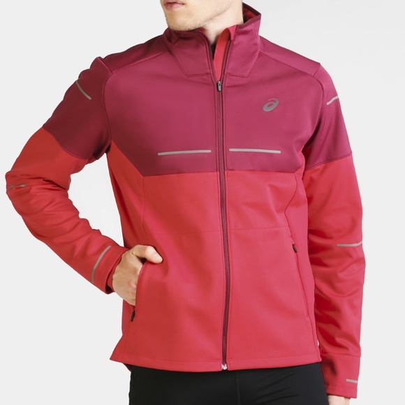Asics Jackets & Blazers - NWT Asics Liteshow soft shell winter jacket zip up coat warm red small